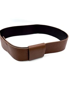 Fabiana Filippi italienischer Leder breiter Gürtel braun schwarz Made in Italy M - Bild 1 von 6