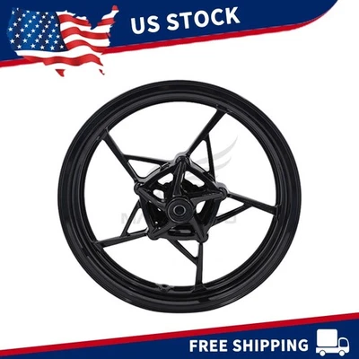 Llanta delantera negra brillante #7 para Kawasaki Z400 EX400 Ninja-400 ABS 2018-2023 Foto 1 de 4