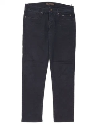 Pantalones de mezclilla ajustados SIVIGLIA para hombre W36 L32 azul marino algodón DX25 Foto 1 de 3