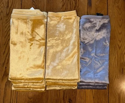 Lote de 11 toallas de mano de oro brillante y 3 de plata brillante Foto 1 de 2