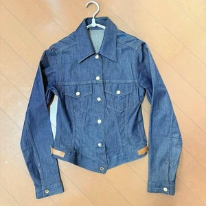Gucci Thin Denim Jacket Ladies Size 38 Excellent Condition Japan - Picture 1 of 8