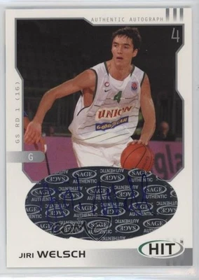 2002-03 SAGE Hit Silver Auto Jiri Welsch #H24 Rookie Auto RC - Image 1 of 2