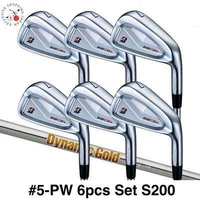 Bridgestone 242CB+ Iron Wedge 6pcs Set 5-pw RH Dynamic Gold 105 Steel Shaft S200 - Image 1 of 4