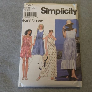 Simplicity 9607 Women’s Dress & Jumpsuit Pattern Size L XL Easy to Sew UNCUT - Picture 1 of 5