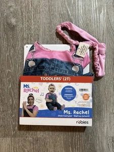 New Ms. Rachel Size 2T Toddler Outfit Dress Up Costume 2 Piece Set - Picture 1 of 2