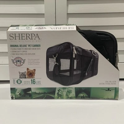 Sherpa Original Deluxe Medium Pet Carrier Airline Approved – New in Box - Image 1 of 4
