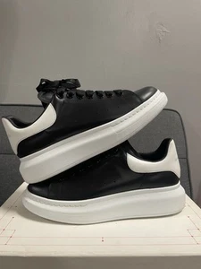 Alexander McQueen Sneake Men's casual shoes Size 10 Black（white soles） - Picture 1 of 5