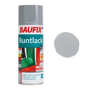 Baufix Lack-Spray Grau Glanz 400ml Sprüh-Dose Spray-Dose Sprüh-Lack Farb-Spray - Bild 1 von 3
