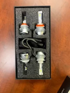 Lasfit Led Lighting 9005/HB3 H11 4 Headlight Bulbs Driving Light 300% Brighter - Picture 1 of 7