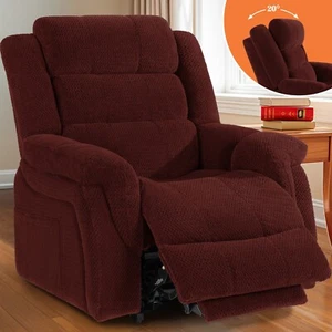 Triple Motor Large Power Lift Recliner Chair, Lay Flat,Infinite Position - Picture 1 of 42