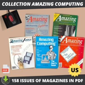 Collection Amiga Amazing Computing 158 issues of magazines in PDF US - Afbeelding 1 van 1