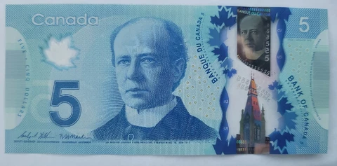 CANADA 5 Dollars 2013 UNC Polymer Cover