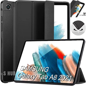 Für Samsung Galaxy Tab A8 10.5 X200 X205 Leder Magnet Smart Stand Case Hülle - Bild 1 von 4