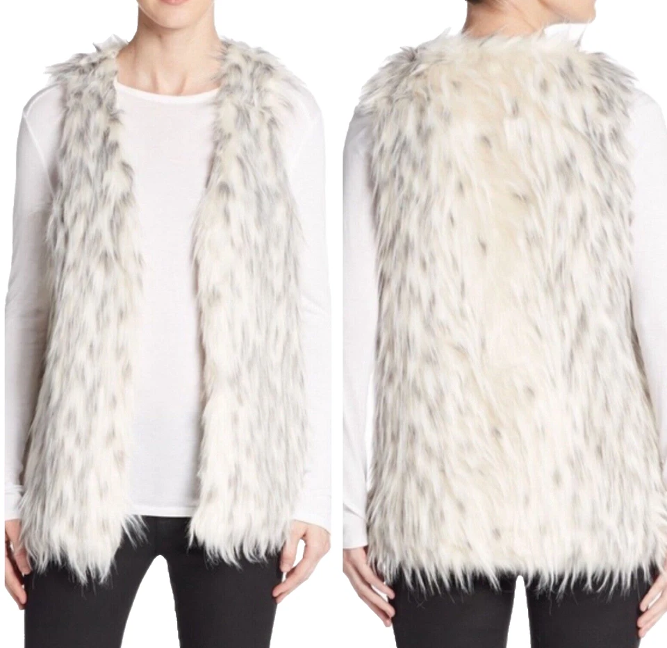 Nuevo con etiquetas Chaleco Kensie Imitación Piel En Perla Combo Talla XL Estampado Animal Manchado Nuevo Foto 1 de 4