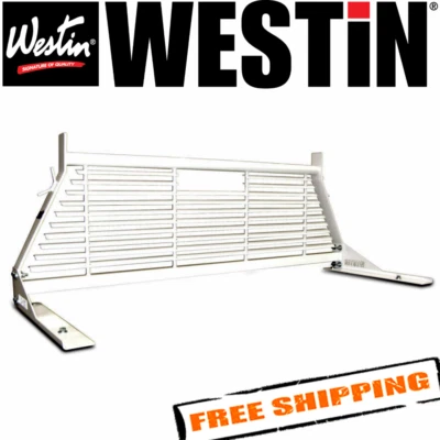 Westin 57-8033 White HD Headache Rack for 2003-2011 Dodge Ram Pickup 2500/3500 - Image 1 of 4