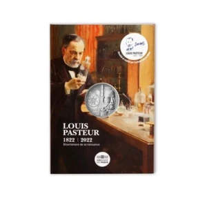 FRANCE 10 Euro Argent Louis Pasteur 2022 UNC - Foto 1 di 4