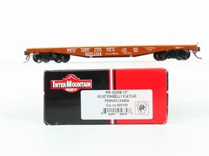 HO InterMountain #RR-32308-13 PRR Pennsylvania Railroad 42' Flat Car #925104 - Picture 1 of 12