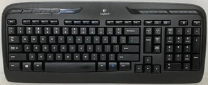 Logitech K330 Wireless Desktop Multimedia Keyboard Only (No USB Receiver) - Picture 1 of 11