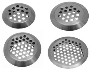 Edelstahl Lüftungsgitter 10er Set Abluftgitter Ablufthabe Belüftungsgitter - Bild 1 von 5