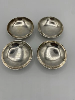 古董 V. Zwanenburg Sola 镀银 NASM 碗(约 1915 - 1922 年)4 件套 — 第 1/4 张图片