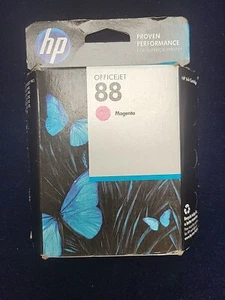 HP 88 Magenta Ink Cartridge C9387AN Inkjet Officejet PRO Printer - Picture 1 of 4