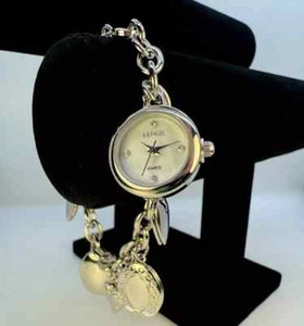 Reloj Medallón Lenox Pulsera Plata con Dijes Edición Limitada Nuevo En Caja Diseñador - Imagen 1 de 18