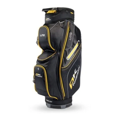 Powakaddy Lite Golf Cart Bag 2025 - Schwarz / Gelb