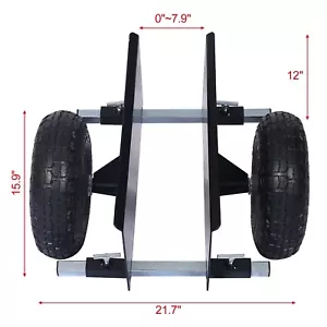 Schwerlast Panel Dolly, verstellbares Panel Dolly Reifenräder 600 Pfund Kapazität - Bild 1 von 9