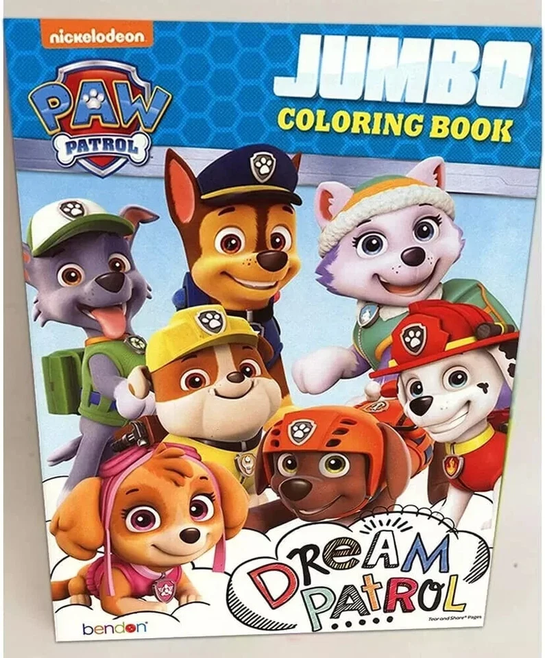 1 Pack Paw Patrol Coloring Books Jumbo Color Activity Great Gift Kids All Ages - Image 1 of 1