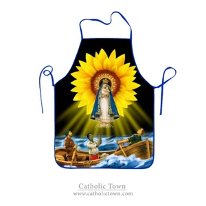 Delantal CT Virgen Católica de la Caridad del Cobre 29,5" x 24" (AFRONC-6072) - Imagen 1 de 2