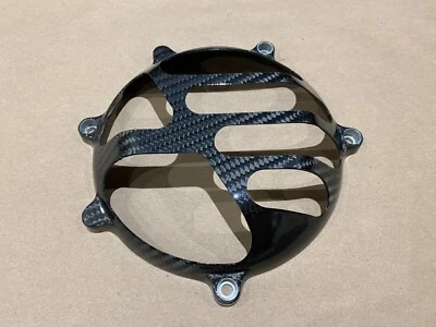 Carbon Fiber Ducati Monster 900 1000 Engine Clutch Gearbox Case Cover Fairing - Image 1 of 4