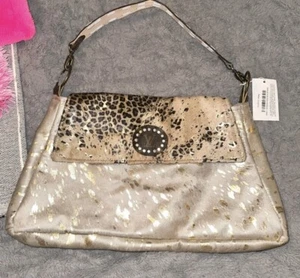 Keep It Gypsy Tasche *Rubin* Neu mit Etikett goldschimmerndes Leder mit verziertem Lederriemen - Bild 1 von 5