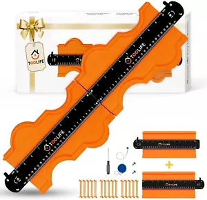 Connectable Contour Gauge 10+10 Inch,Gifts for Men Husband Dad, Shape Duplica... - Picture 1 of 6