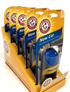 15 Pack Arm & Hammer AH8500NEC Under The Seat GEL Air Fresheners NEW CAR SCENT - Picture 1 of 6