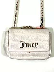 Juicy Couture Say My Name Klappe Crossbody Neu mit Etikett Farbe Kristall Druckknopfverschluss - Bild 1 von 9