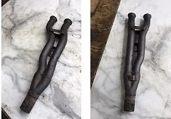 04 Yamaha RX Warrior RXW RX 1 10 1000 escape medio medio Y tubos derecho izquierdo conjunto  Foto 1 de 4