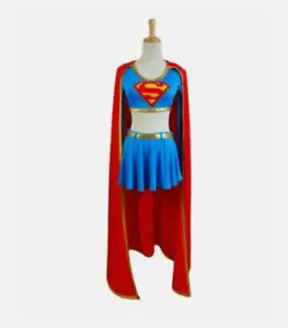 DC Comics Supergirl Cosplay Kostüm getrennte Version Cape Kleid - Bild 1 von 6