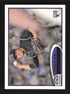 Thomas Field RC 2012 Topps   Colorado Rockies #460