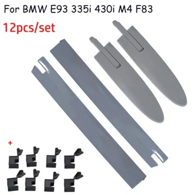 12x Cubierta de bisagra de techo convertible para BMW E93 335i 430i para M3 izquierda derecha Foto 1 de 4