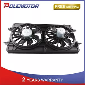 Dual Radiator Cooling Fan Assembly For Chevrolet Malibu Pontiac G6 Saturn Aura - Bild 1 von 11