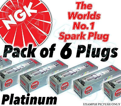 6x NEW NGK Platinum SPARK PLUGS - Part No. PTR5C-13 Stock No 7740 6pk sparkplugs - Image 1 of 1