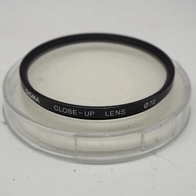 Genuine Sigma 72mm Close Up Attachment Lens filter for SLR Camera Lens etc - Image 1 of 3
