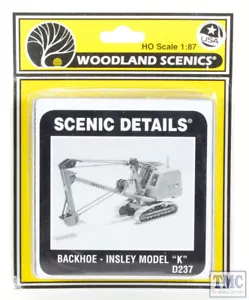 D237 Woodland Scenics OO/HO Scale Backhoe Ð Insley Model K Excavator Kit - Picture 1 of 1