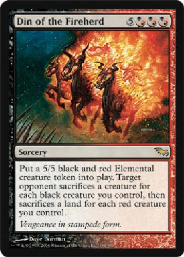 DIN OF THE FIREHERD Shadowmoor MTG Magic the Gathering Cards DJMagic - Image 1 of 1