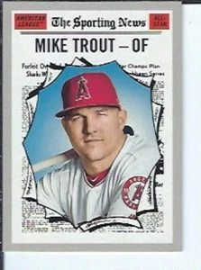 Mike Trout 2019 Topps Heritage All Star - Picture 1 of 1