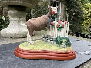 Border Fine Arts James Herriot Goat 'Prize Blooms' A0458 - Imagen 1 de 16