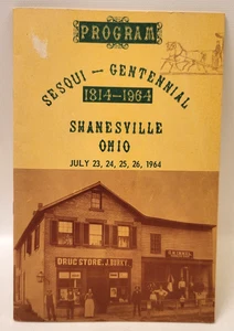 1814-1964 Shanesville (Sugarcreek) Ohio Sesquicentennial Programm mit Anzeigen & Geschichte - Bild 1 von 15