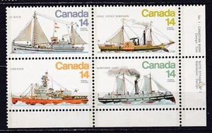 CANADA #776-779a MNH ICE VESSELS PLATE BLOCK LOWER RIGHT - Picture 1 of 1