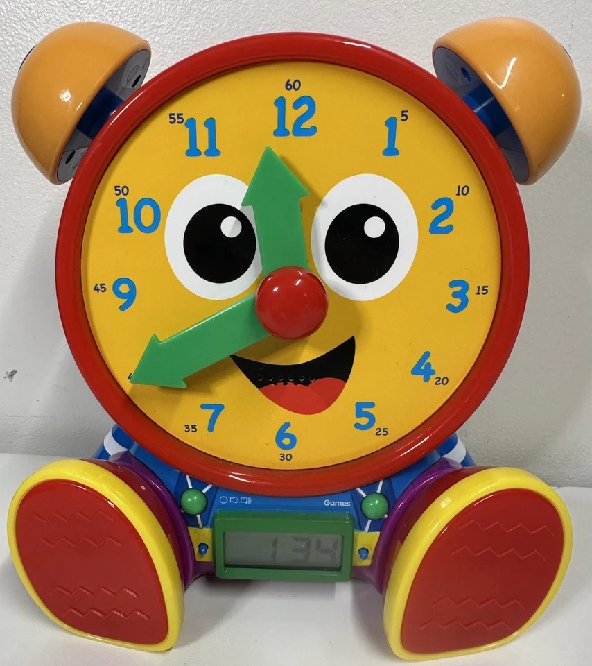 - Telly Jr. Reloj de Enseñanza - Color Primario - Reloj de Enseñanza de Tiempo -  Foto 1 de 2