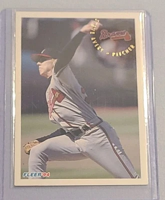 STEVE AVERY ATLANTA BRAVES FLEER 1994 #350 - Image 1 of 2